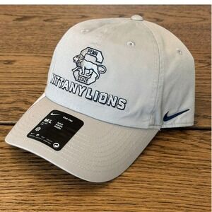 Nike Penn State‎ Nittany Lions On-Field Club Cap Grey Adjustable Hat M/L NEW